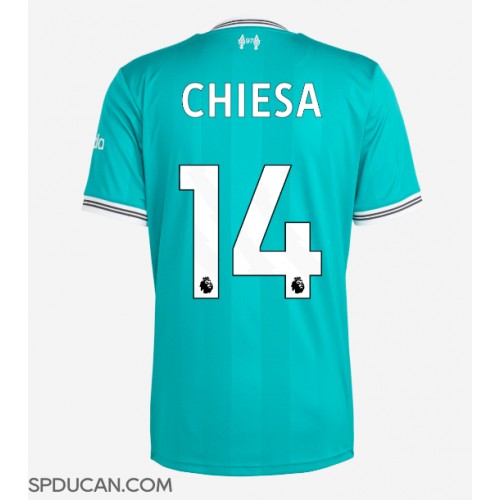 Muški Nogometni Dres Liverpool Federico Chiesa #14 Rezervni 2025-26 Kratak Rukav